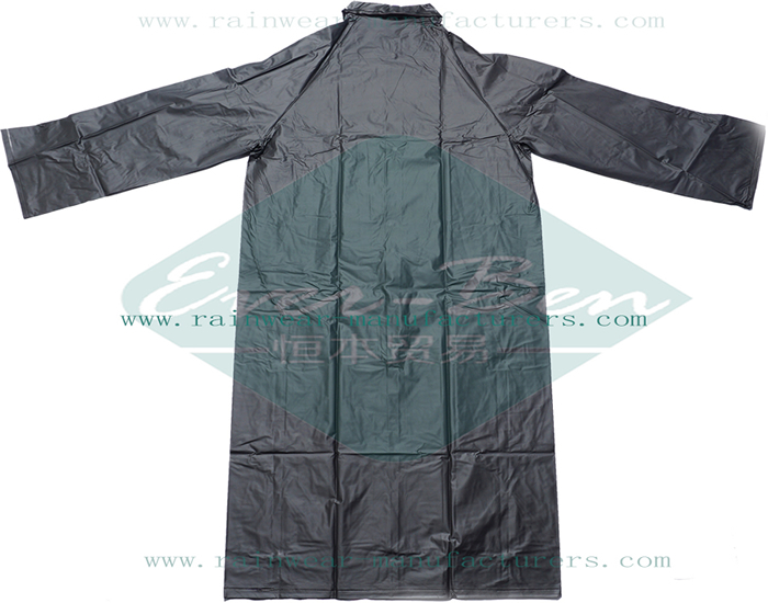 Black pvc overall-black pvc raincoat-plastic rain suit